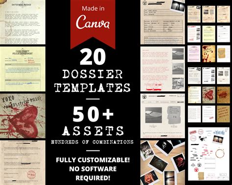 dossier sample set